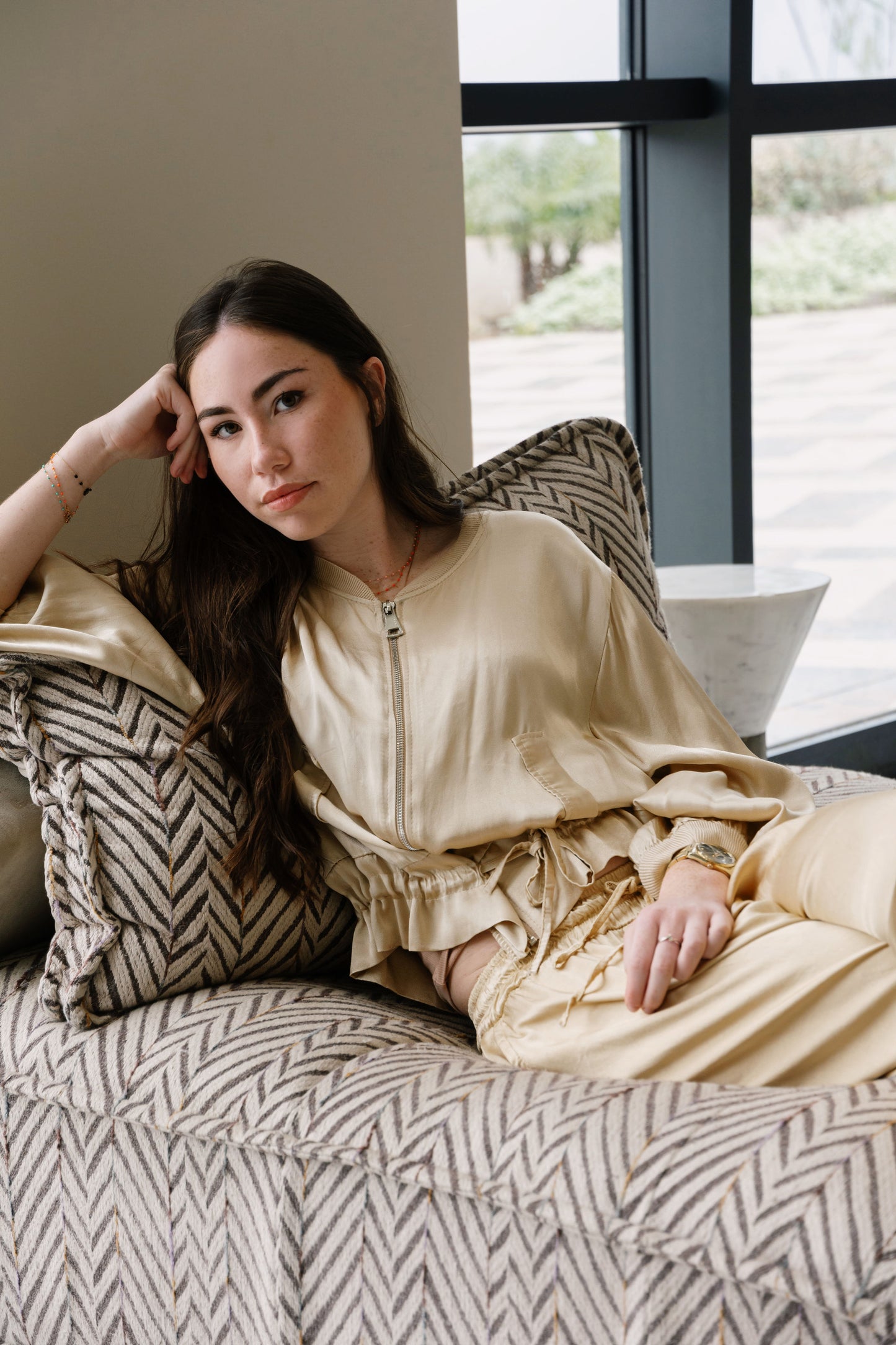 Ensemble Satin Doré « LUMIERE D'AURORE » 🌞