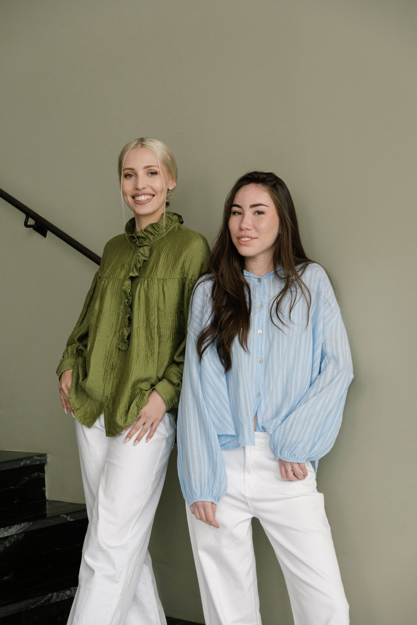 🌿 Chemise « AMALYA VERTE »