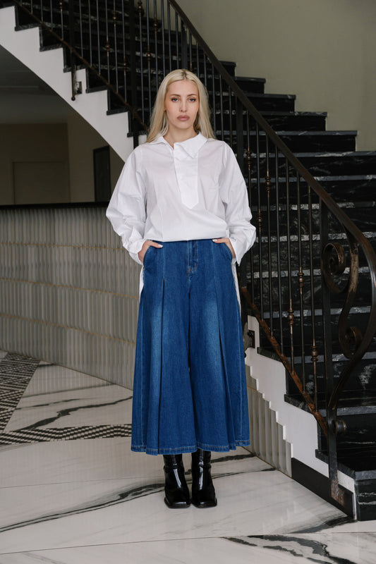✧ Jupe-Culotte en Jean "LUNA DENIM" ✧