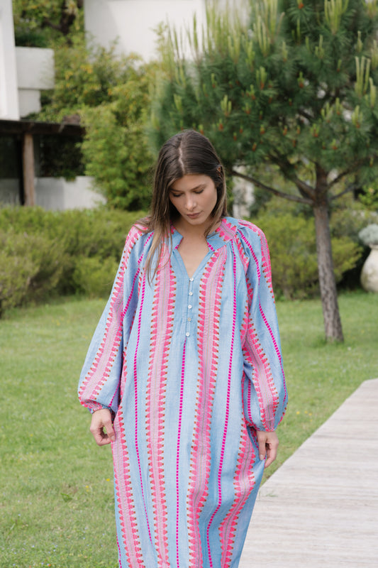 ✧ Robe longue ELENIA - Rosée Céleste ✧