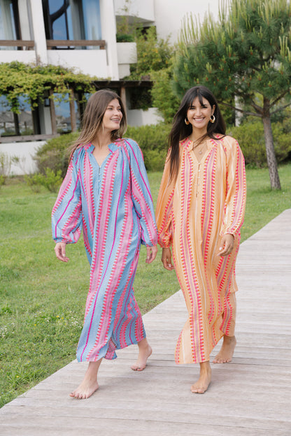 ✧ Robe longue ELENIA – Rosée Soleil ✧
